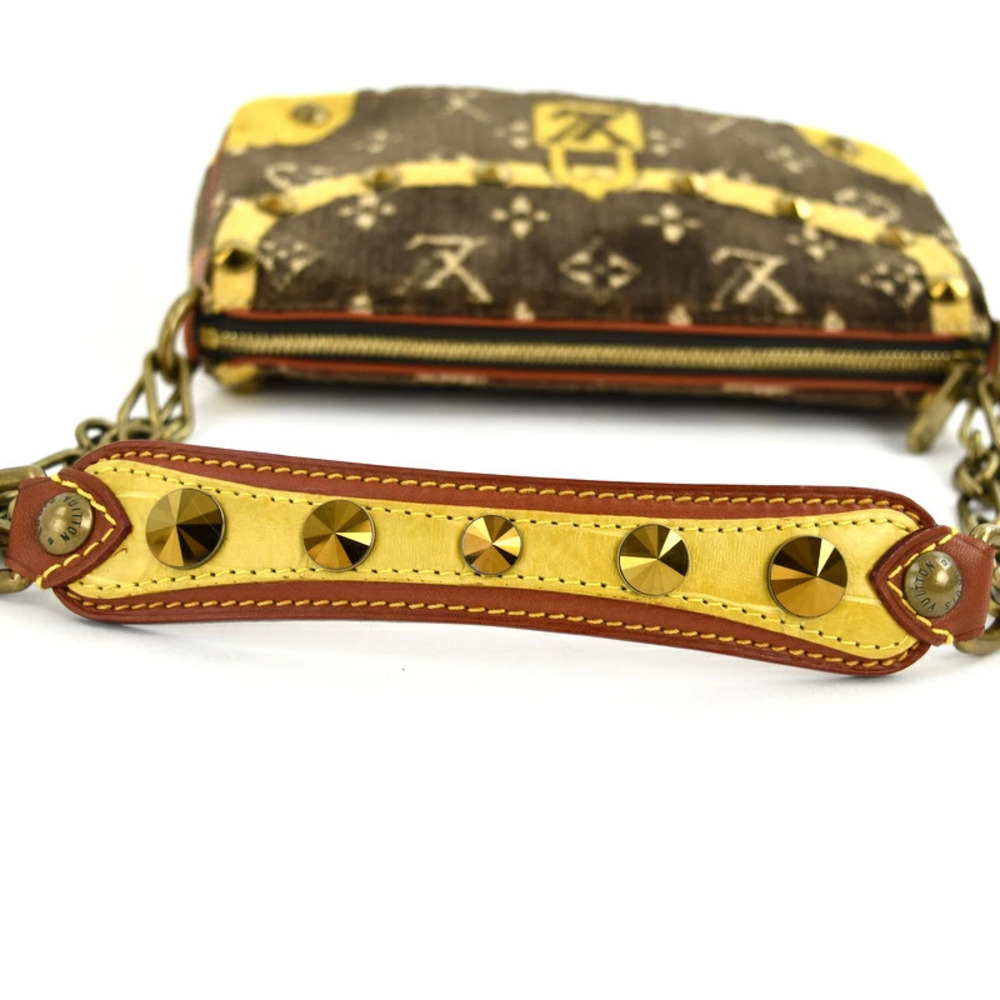 Louis Vuitton Monogram Trompe loeil Pochette Accessoires Handbag Terry Cloth - Picture 9 of 11